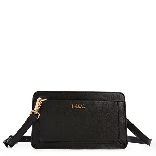 Cartera crossbody H&Co color negro para mujer
