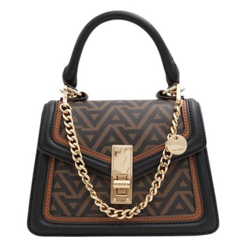 Cartera satchel Aldo color café para mujer