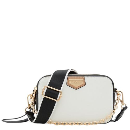 Cartera crossbody Aldo color blanco para mujer