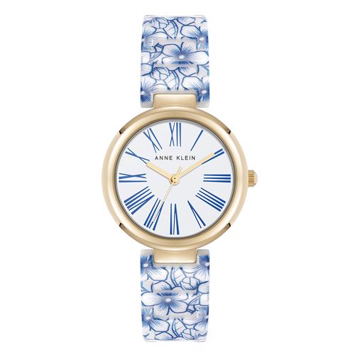 Reloj Anne Klein análogo de metal y cerámica combinado multicolor para mujer