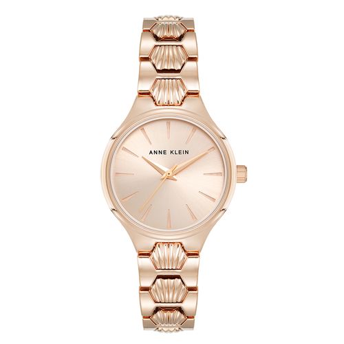 Reloj Anne Klein análogo de metal en tono rose gold para mujer
