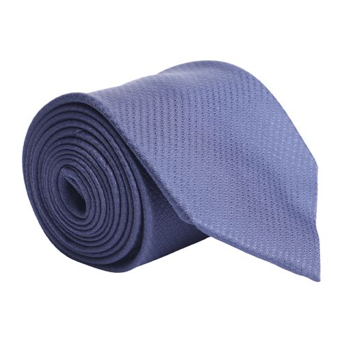 Corbata Nautica azul navy con rombos texturizados para hombre