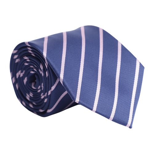Corbata Nautica azul navy rayada para hombre