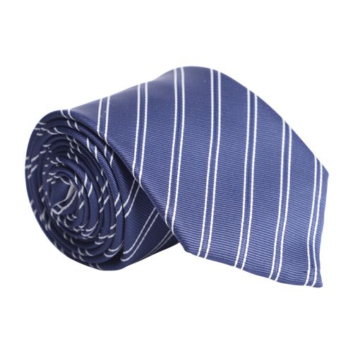 Corbata Nautica azul navy rayada para hombre