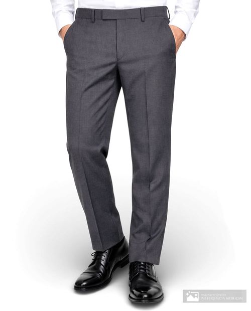 Pantalón formal Nautica gris heather para hombre