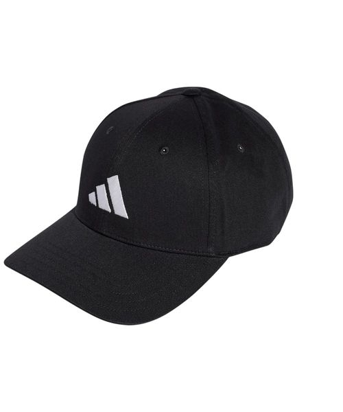 Gorra deportiva Adidas béisbol negra bordada para hombre
