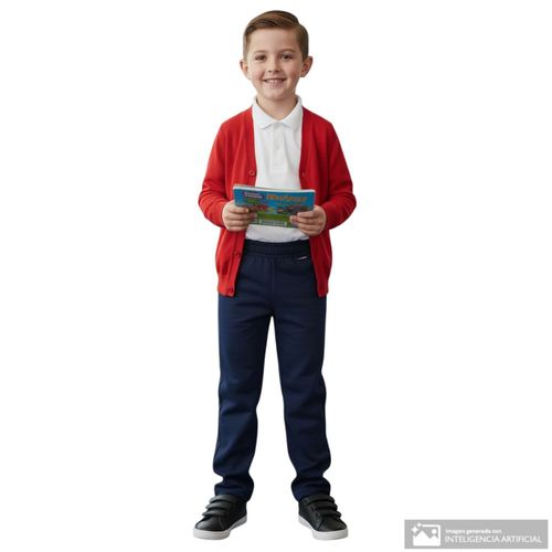 Pantalón escolar azul para niño