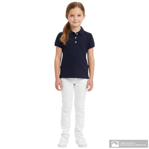 Camisa azul para niña
