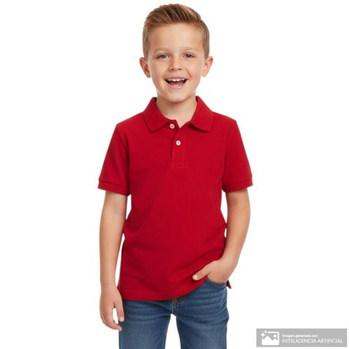 Camisa roja para niño