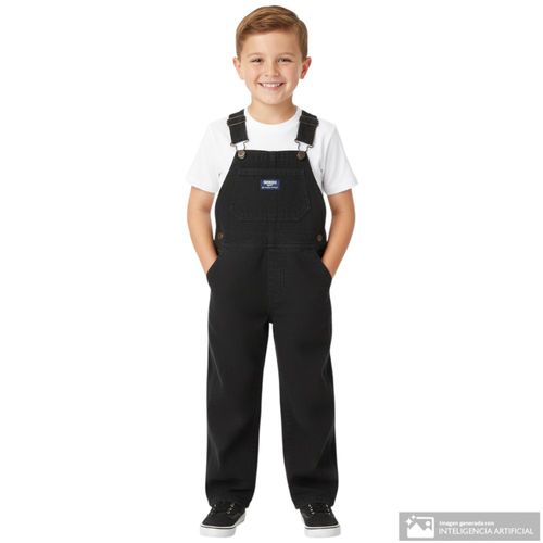 Overol negro para niño