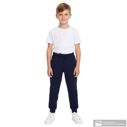 Pantalón escolar azul jogger unisex