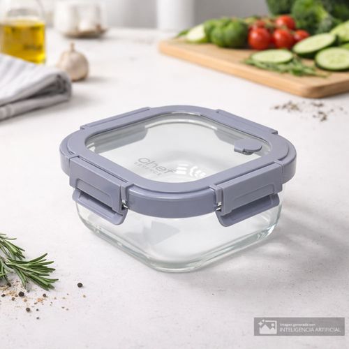 Depósito Chef Essense de vidrio con tapa 800 ml