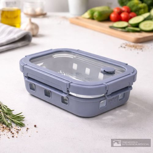 Depósito Chef Essense de vidrio con tapa 650 ml