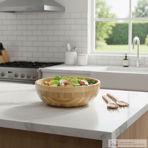 Bowl de bambú 8.5x25 cm