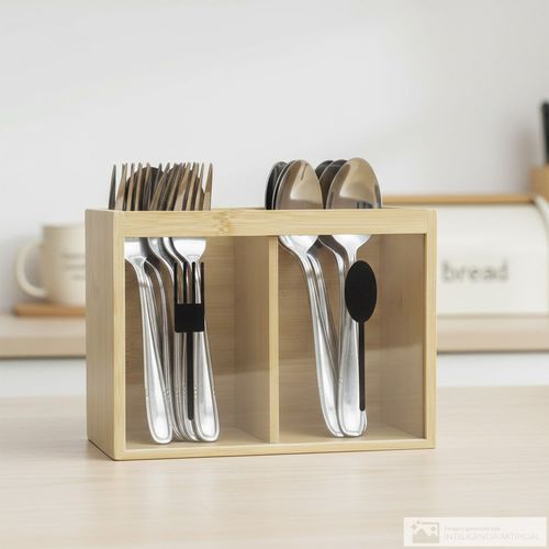 Caja organizadora para cubiertos 18x9x13 cm