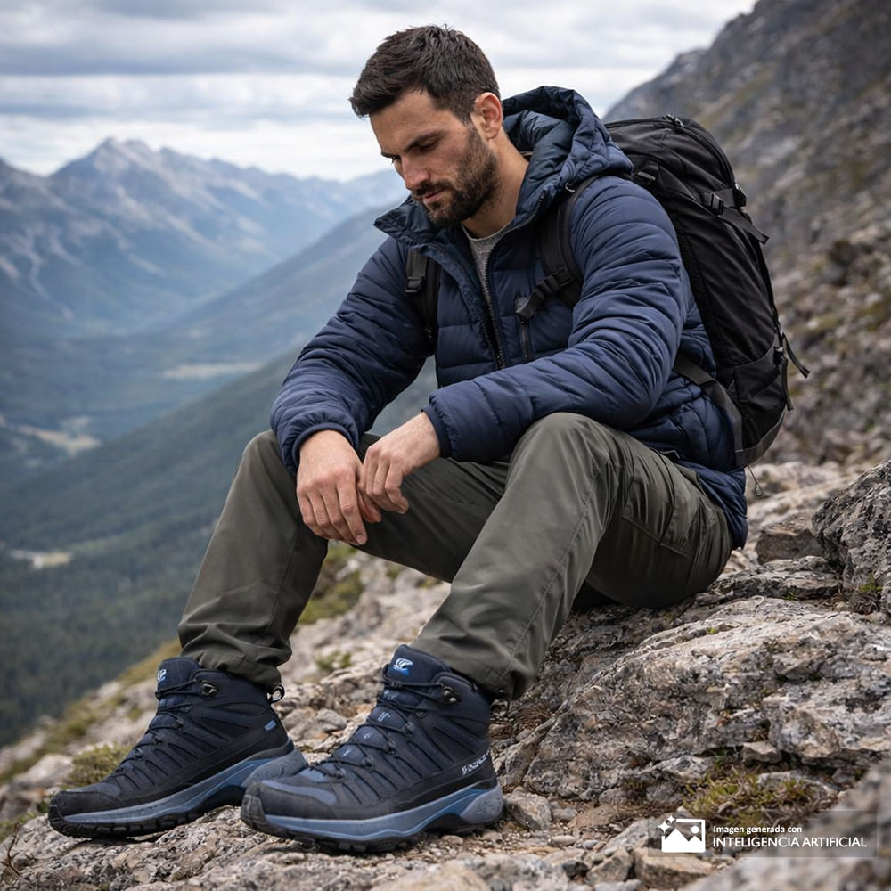 Zapato Salomon X Ultra 360 Mid Gore-Tex negro para hombre - Siman