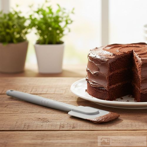 Espátula pastelera de silicón 30 cm