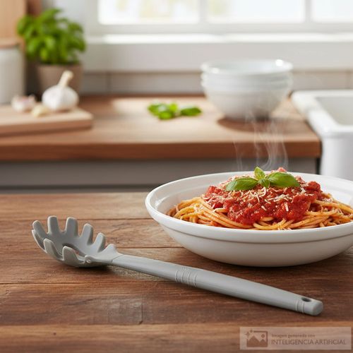 Cuchara de plástico para pasta 32 cm