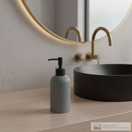 Dispensador de cerámica para jabón líquido 18x7 cm