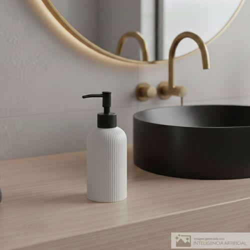 Dispensador de cerámica para jabón líquido 18x7 cm