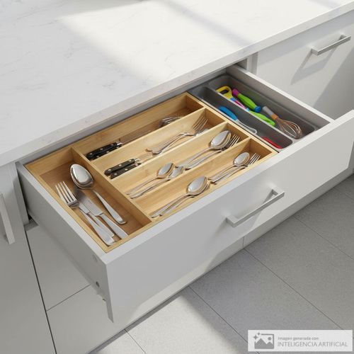 Caja organizadora para cubiertos 37x25x4 cm