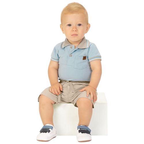 Conjunto bicolor de 2 piezas para bebé niño