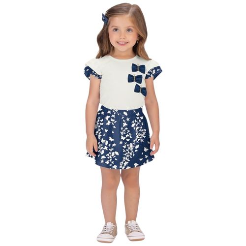 Conjunto bicolor de 2 piezas para niña