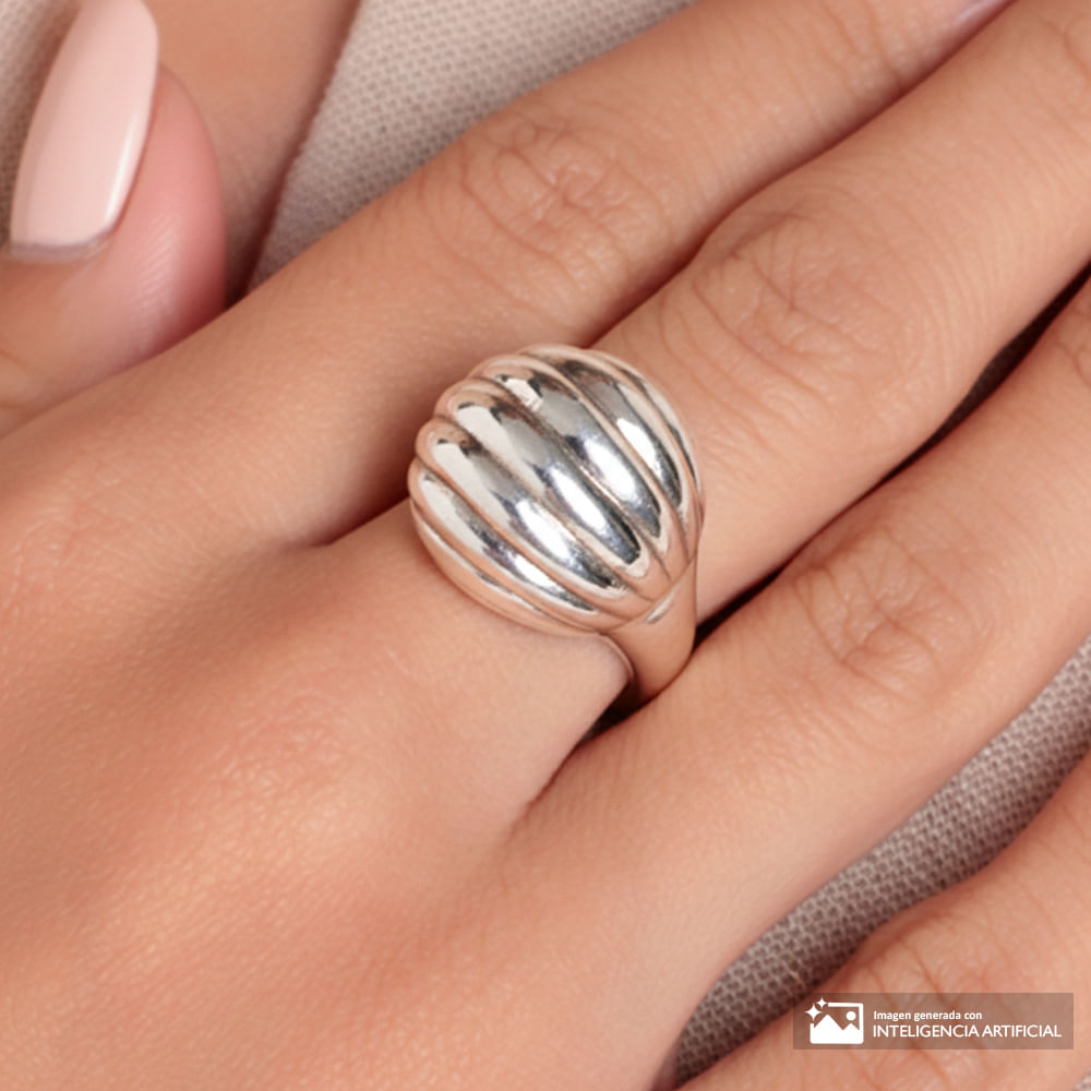 Anillo de plata para mujer