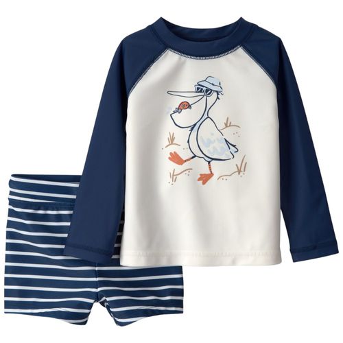 Traje de baño de 2 piezas estampado para bebé niño