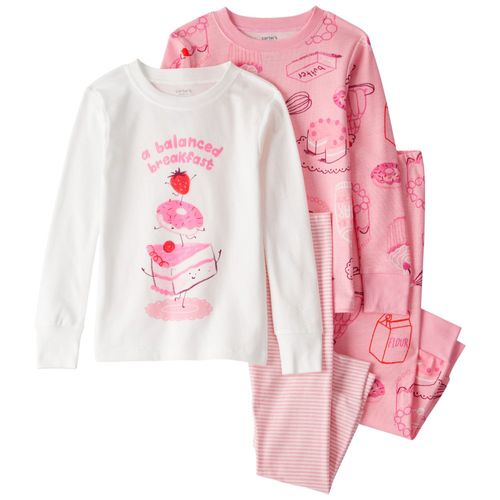 Set de 2 pijamas con estampado para niña