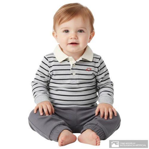 Conjunto de 2 piezas multicolor para bebé niño