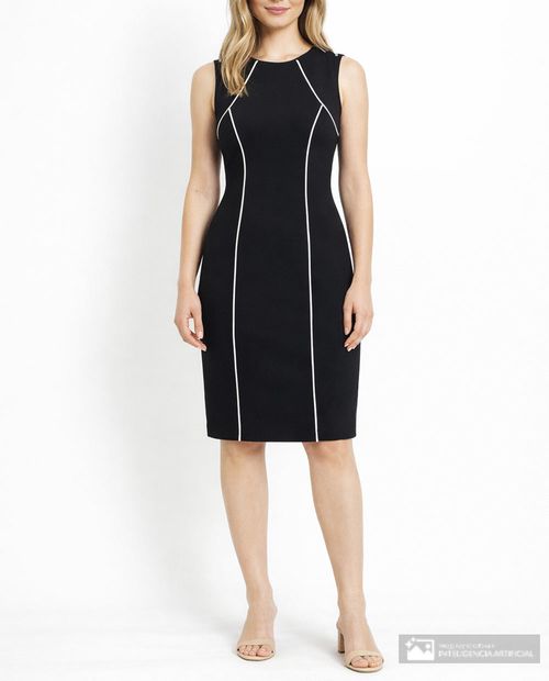 Vestido Kasper Separates formal sin mangas para mujer