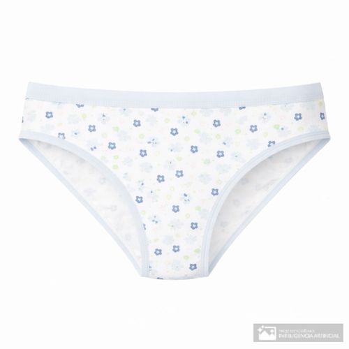 Panti Accente estampado de cintura media para mujer