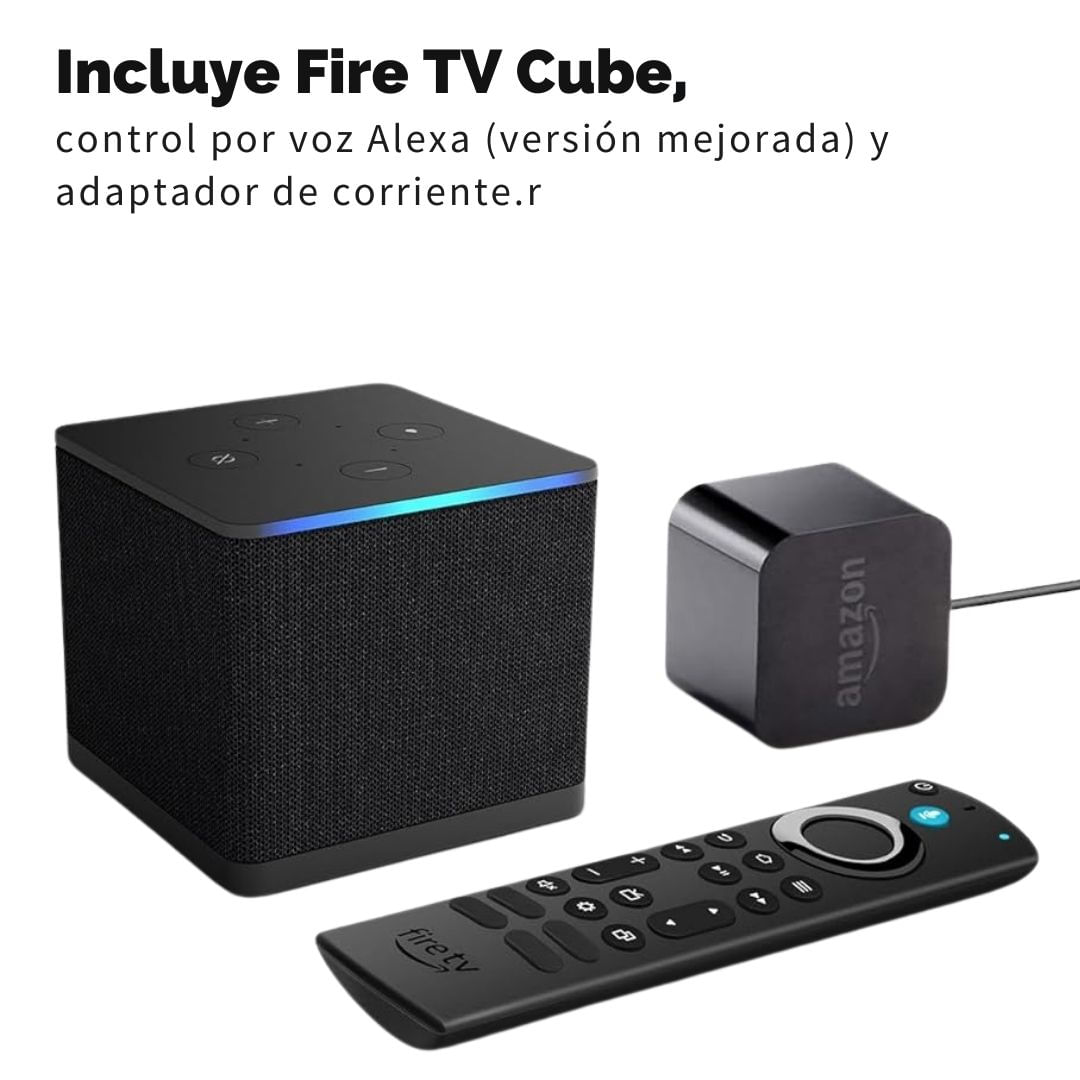 Reproductor Fire TV Cube 4K Ultra HD con Alexa - Siman El Salvador