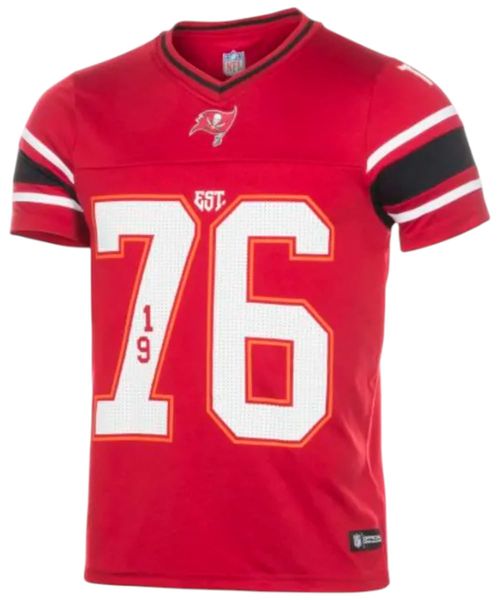 Camiseta deportiva roja Buccaneers para hombre