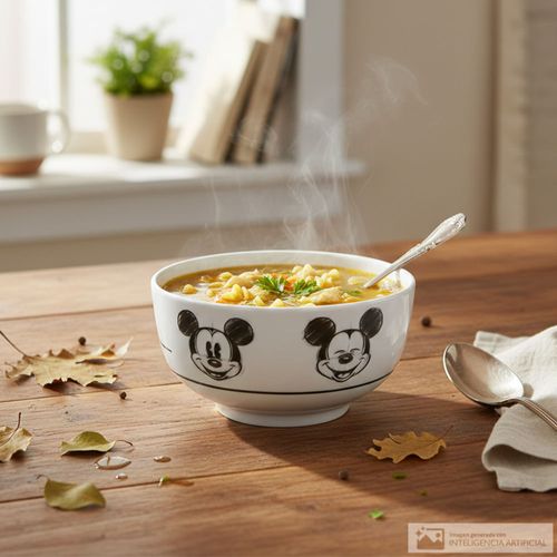 Plato hondo de porcelana Disney Mickey 15 cm