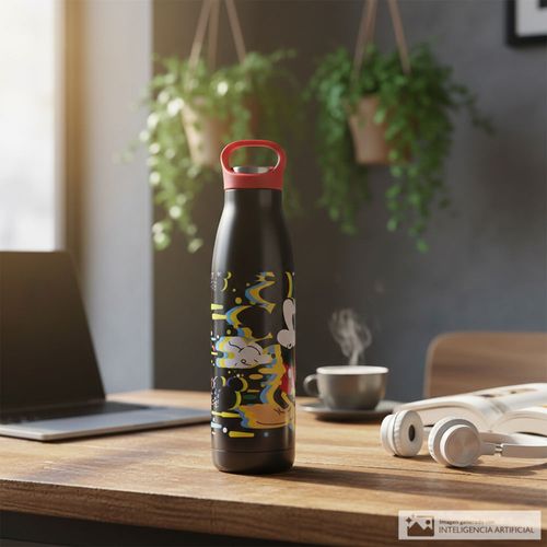 Termo doble pared Disney Mickey de acero inoxidable 490 ml