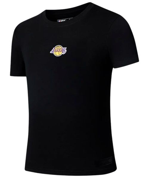 Camiseta deportiva negra de Los Angeles Lakers para hombre