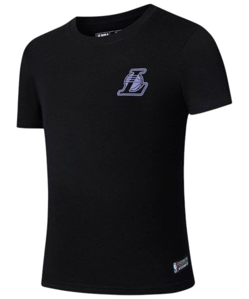 Camiseta deportiva negra de Los Angeles Lakers para hombre