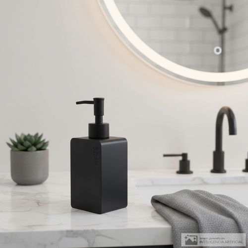 Dispensador de poliresina para jabón líquido 18 cm