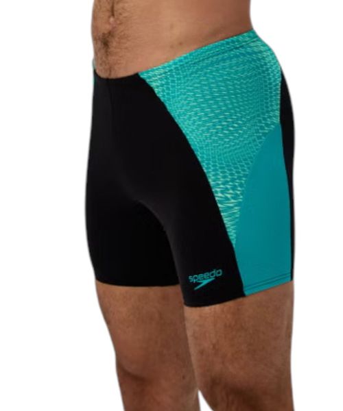 Traje de baño negro Speedo de compresión para hombre