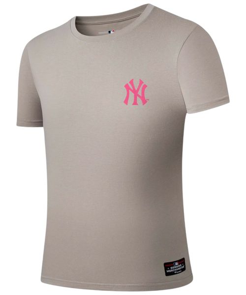 Camiseta deportiva beige Yankees para hombre