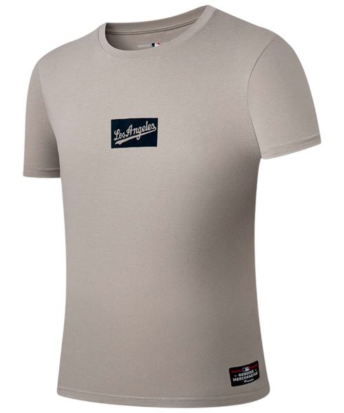 Camiseta deportiva beige Los Angeles Dodgers para hombre