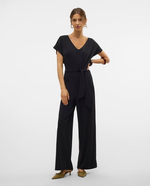 Jumpsuit Vero Moda negro manga corta para mujer
