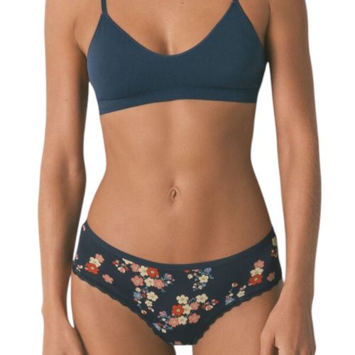 Tanga Women Secret estampada cintura corta para mujer