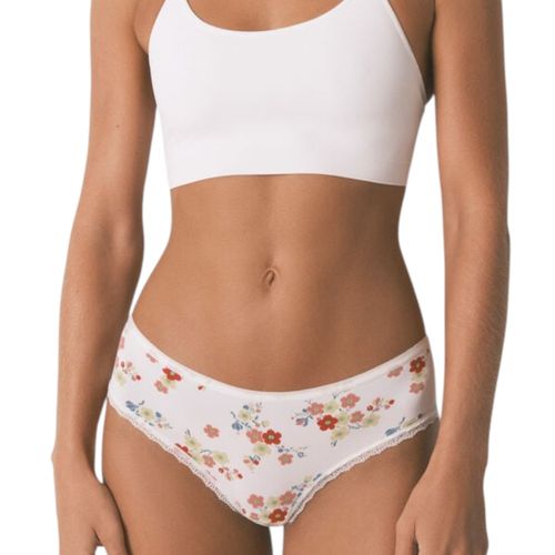 Tanga Women Secret estampada cintura corta para mujer
