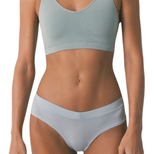 Tanga Women Secret celeste cintura corta para mujer