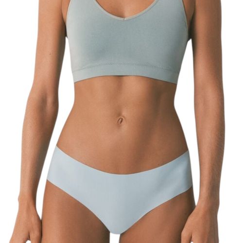 Bikini Women Secret verde de cintura corta para mujer