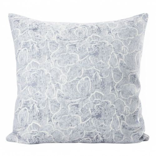 Cojín decorativo cuadrado jacquard floral abstracto 45x45 cm