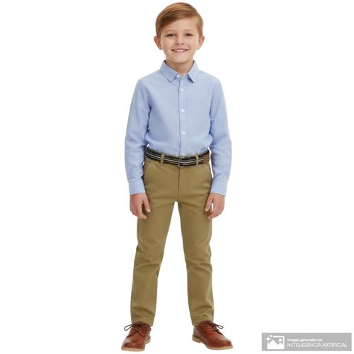 Camisa azul claro para niño